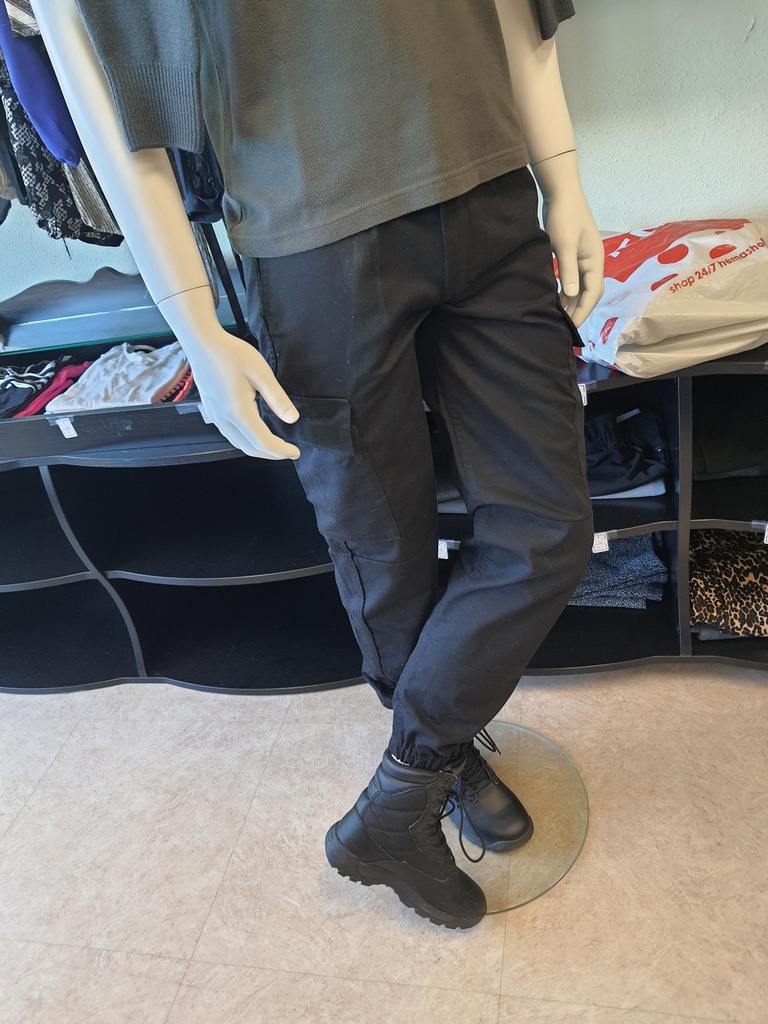 Pantalon F1 U011/ POLYCOTON NOIR/BAS ELASTIQUE taille 46