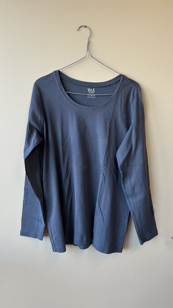 T-shirt Gris manches longues