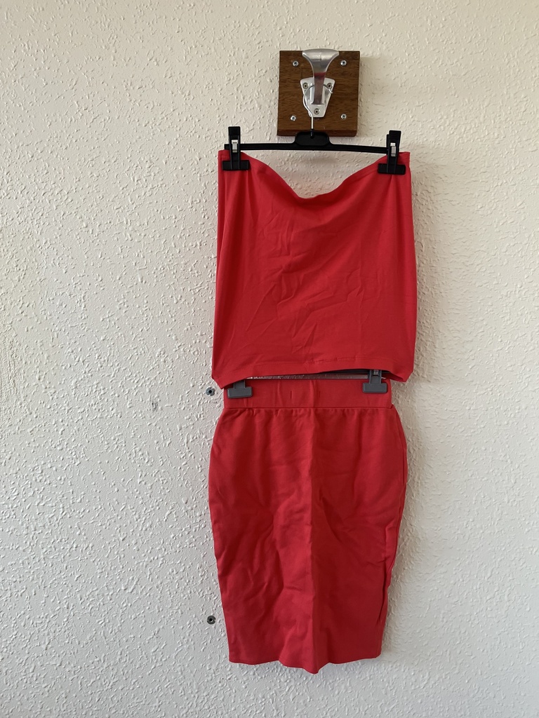 ensemble 2 pièces rose