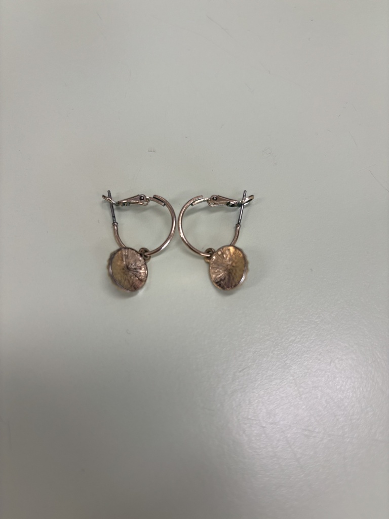 boucles d'oreilles pendantes avec œil