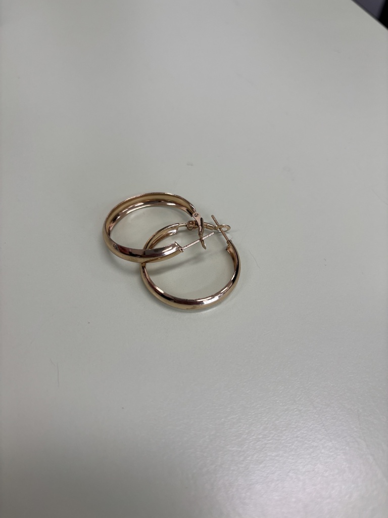 boucles d'oreilles rondes