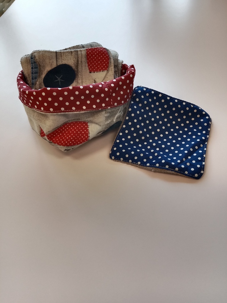 Panière + lingettes démaquillantes