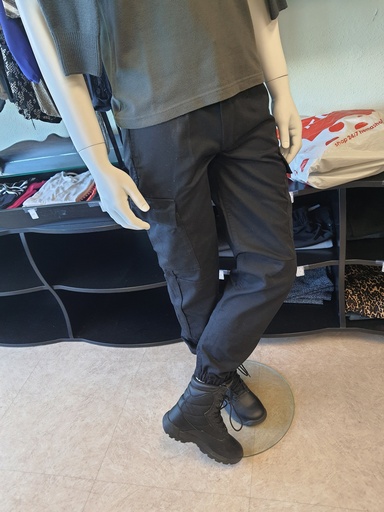 Pantalon F1 U011/ POLYCOTON NOIR/BAS ELASTIQUE taille 44