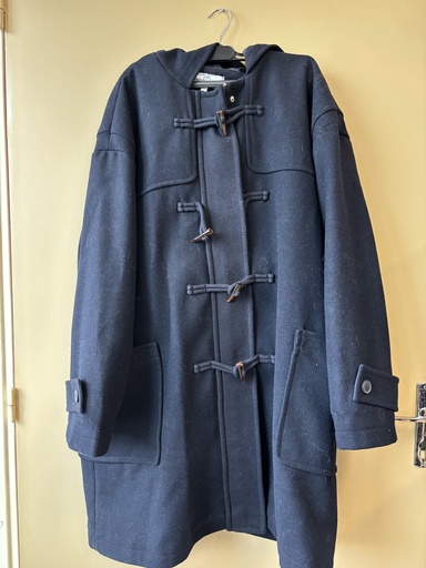 Manteau long bleu