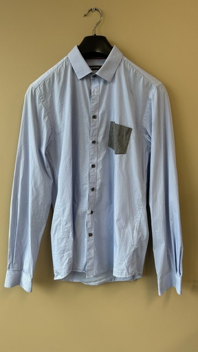 Chemise Bleu manches longues