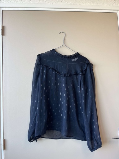 Blouse légère bleu foncé