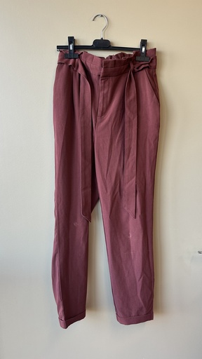 Pantalon rouge bordeaux 
