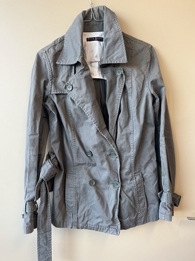 Manteau pour femme verte kaki