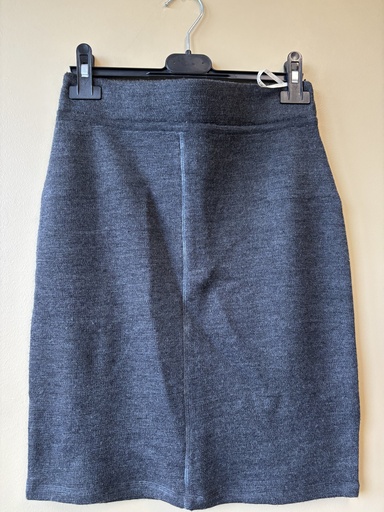 jupe coton gris manoukian