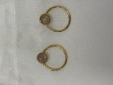boucles d'oreilles rondes 