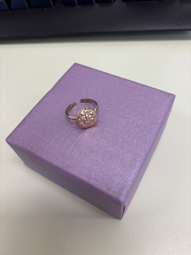 bague or avec cercle plat