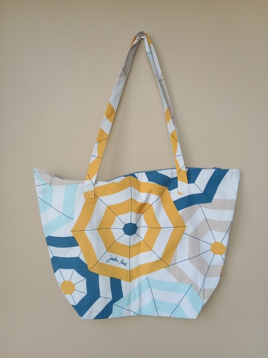 Sac cabas poche et fermeture
